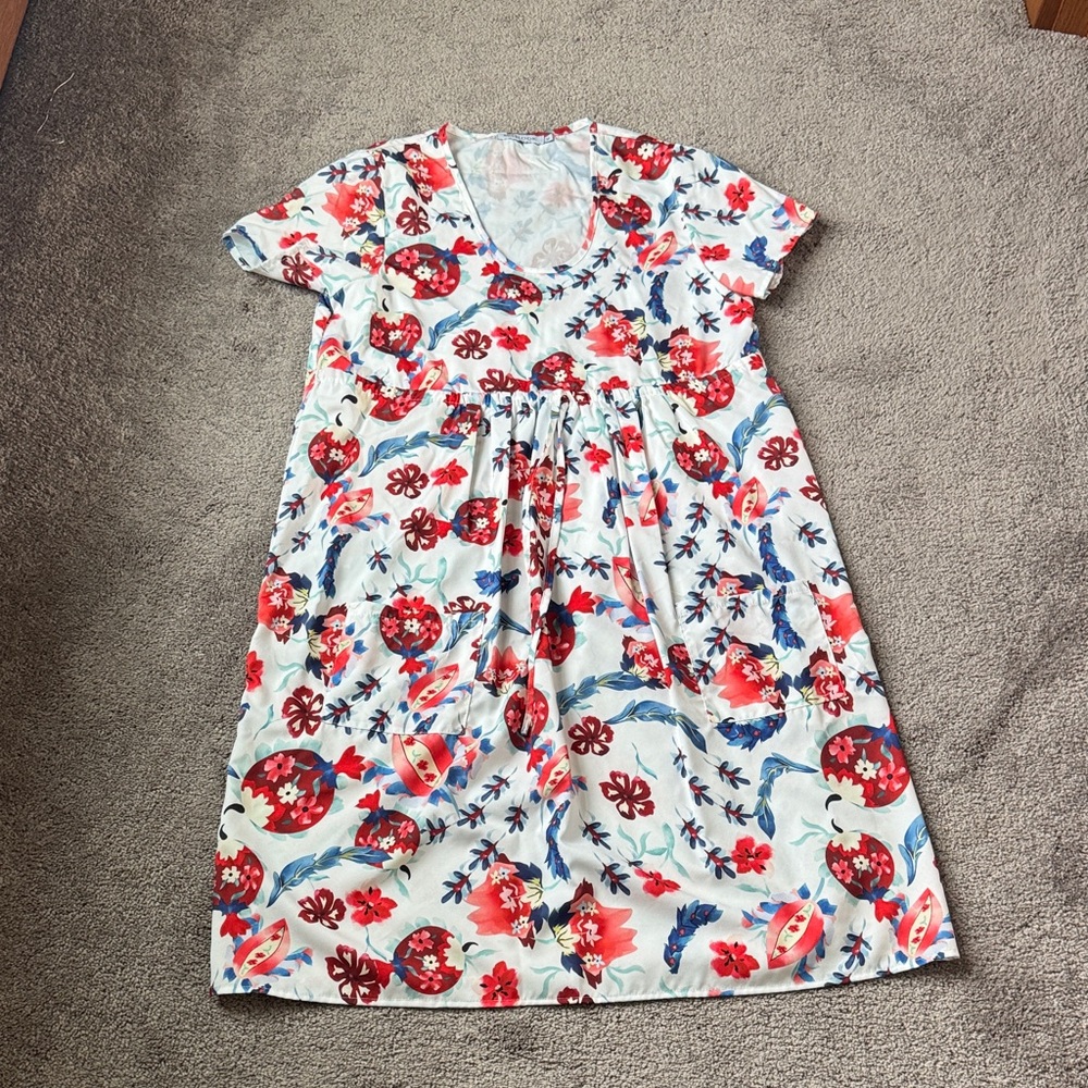 Misslook Floral Print Dress SIZE M 🎟️